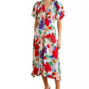 NWT Faithfull The Brand Floral Midi Dress